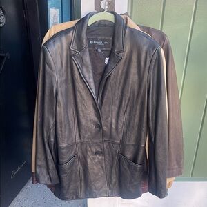 Black Leather Women's Jacket